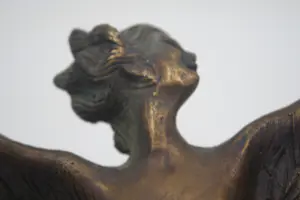 Niet of onleesbaar gesigneerd - Zwaar Antiek Bronzen Bescherm Engel Spirit Of Extace (1900) kopen? Bied vanaf 1!