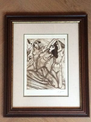 Arthur Greuell - 1891-1966. 3 Erotische Naakten kopen? Bied vanaf 65!
