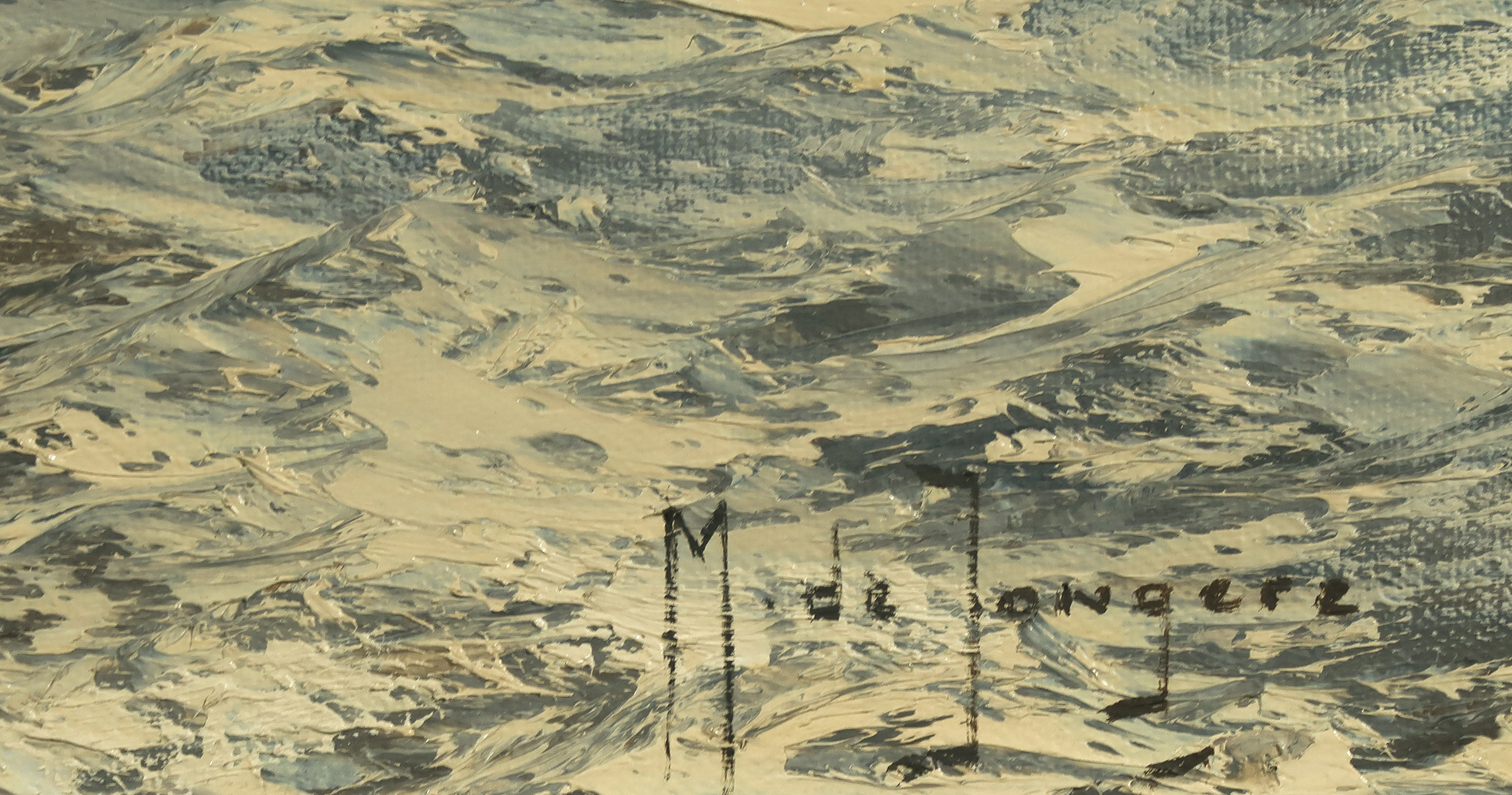 Marius de Jongere - Olieverf op doek, Havengezicht - Ingelijst kopen? Bied vanaf 750!