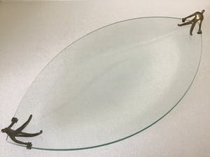 Corry Ammerlaan - Schaal met 2 sculpturen . kopen? Bied vanaf 35!