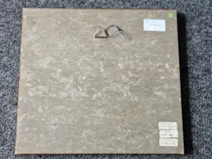 Joop Visser - Zeer kleine oplage (9) eigen druk Ets "gezicht op Workum" - netjes ingelijst kopen? Bied vanaf 38!