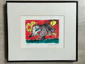 Corneille - Unieke serie van 6 Corneille zeefdrukken (zelfde oplage en net ingelijst) kopen? Bied vanaf 800!