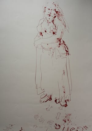 Sam Drukker - litho: buikdanseres - 1993 kopen? Bied vanaf 75!