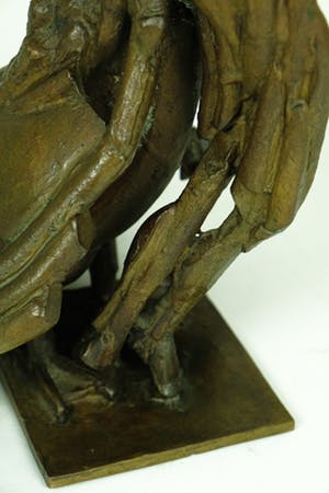 Brons (Onbekend) - Leda en de Zwaan - 12 kg kopen? Bied vanaf 795!