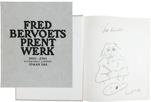 Fred Bervoets - Gesigneerd boek met tekening en persoonlijke opdracht kopen? Bied vanaf 1!