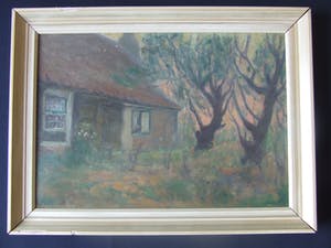 Jan Hendriks - Boerderij met bomen. kopen? Bied vanaf 45!