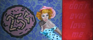 Jan Bollaert - Acryl op doek, Don't ever love me (Zeer Groot) kopen? Bied vanaf 1!