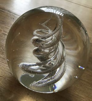 Niet of onleesbaar gesigneerd - Murano presse-papiers en Over.Oltre waxinelicht houder, gemerkt kopen? Bied vanaf 1!