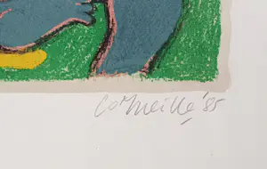 Corneille - Litho: 'Le tigre amoreux IV' (1985) kopen? Bied vanaf 180!