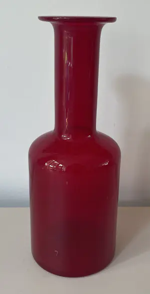 Empoli Glas - Robijnrode Flesvaas kopen? Bied vanaf 20!