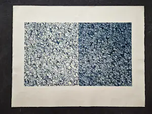 Eric de Nie - Ets en aquatint - minimalistische compositie "Chiaroscuro" - kleine oplage kopen? Bied vanaf 67!