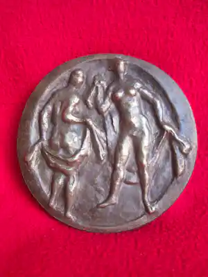 Ed van Teeseling - Bronzen penning Ovestin. verkauft für € 45!