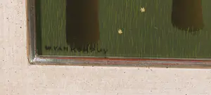 Wim van Rompuy - Olieverf op paneel, Fraterkes op de fiets - Ingelijst kopen? Bied vanaf 200!