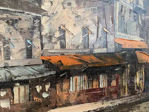 Niet of onleesbaar gesigneerd - Paris, Place de Tertre met Sacre Coeur kopen? Bied vanaf 1!