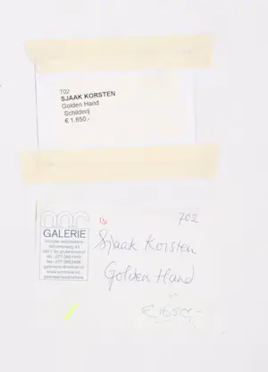 Sjaak Korsten - Golden hand kopen? Bied vanaf 100!