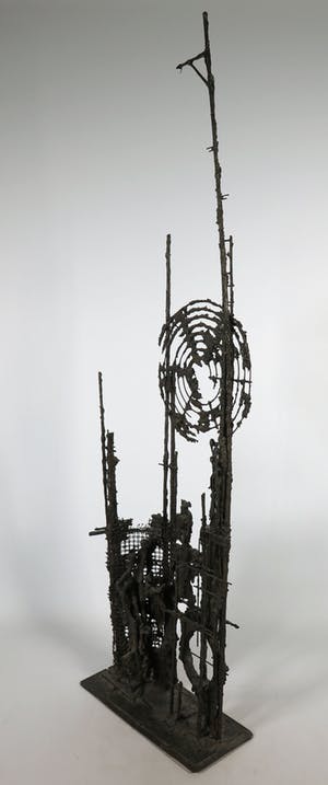 Be Klein - Verbronsd metaal, Zonder titel (Groot) kopen? Bied vanaf 1!