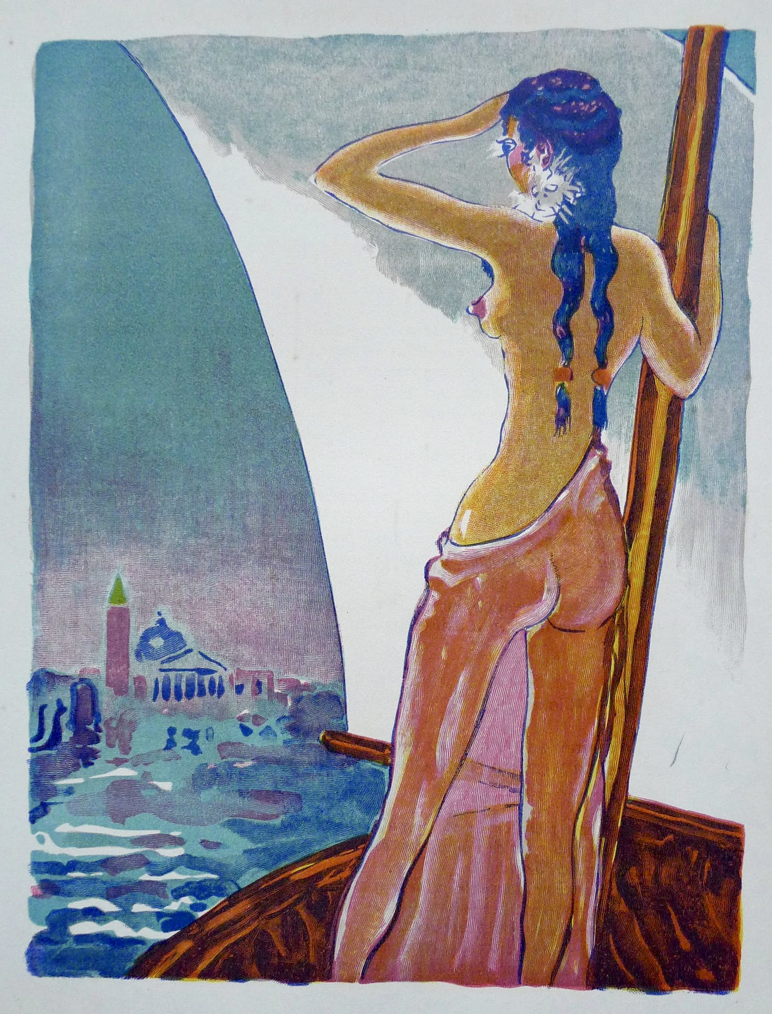 Kees van Dongen - Gravure 1001 nacht: 'Rose-dans-le -calice chez le roi Derbas' kopen? Bied vanaf 15!