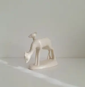 Plateelbakkerij Zuid-Holland - Art Deco, twee hertjes kopen? Bied vanaf 69!