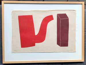 Klaas Gubbels - Rode kan met kubus verkocht voor € 300!