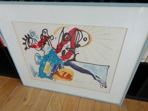 Lucebert - COBRA-COMPOSITIE / KLEURLITHO / 71x86cm / KADER / SIG kopen? Bied vanaf 250!