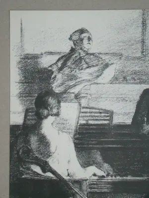 Georges Van Zevenberghen - Adagio - 1931 - Originele lithografie - Gesigneerd kopen? Bied vanaf 100!