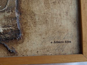 Enric Adsera Riba - Profiel-kunstwerk / Paneel, Gemengde techniek , “Voetbalshirt” kopen? Bied vanaf 100!