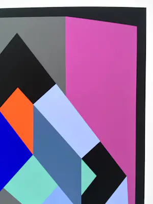 Guy Vandenbranden - Abstracte compositie - gesigneerde zeefdruk kopen? Bied vanaf 250!