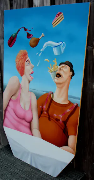 Sven Hoekstra - Olieverf op board - 2000 kopen? Bied vanaf 1500!