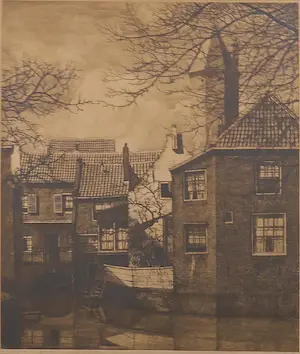 Dirk Harting - Ets, Amersfoort - Ingelijst kopen? Bied vanaf 1!