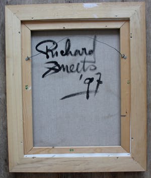 Richard Smeets - olieverf op doek: abstract landschap (nette lijst) kopen? Bied vanaf 475!