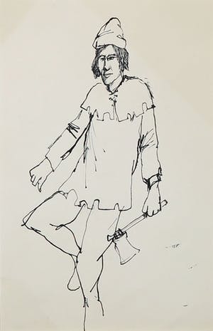 Herman Brood - Inkt, Lot van drie tekeningen kopen? Bied vanaf 1!