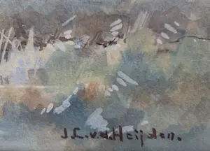 Jan van der Heijden - Plasgezicht. Boerderij. Roeiboot. kopen? Bied vanaf 69!