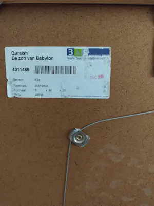 Mohammed Quraish - De zon van Babylon kopen? Bied vanaf 20!