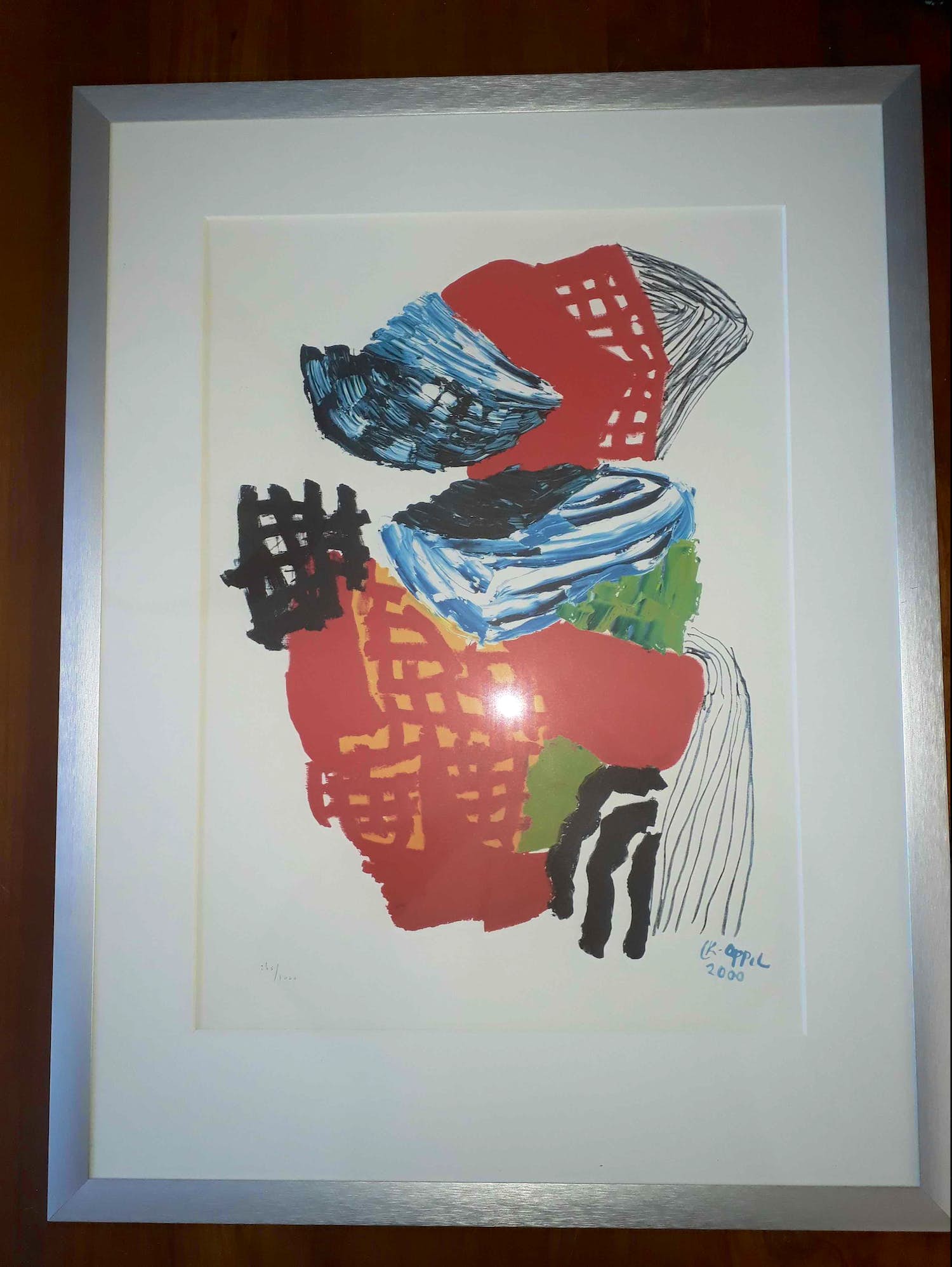 Karel Appel - Thought's boomerang verkocht voor € 125!