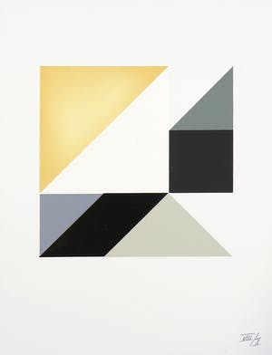 Harry van Kuyk - Tangram, Complete speciale editie met 36 reliëf- en zeefdrukken kopen? Bied vanaf 600!