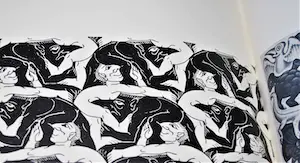 M.C. Escher - zeldzame catalogus 1954 Stedelijk Museum nr.118 - & ingelijst werk uit 1970 - kopen? Bied vanaf 175!