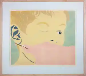 Maurice Braspenning - Litho op papier, Suikerspin - Ingelijst verkauft für € 51!