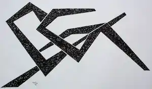 Toon Kelder - litho: Abstract - 1965 verkocht voor € 45!