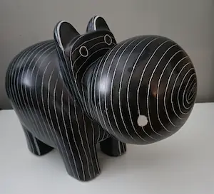 Kenia - Groot spekstenen Nijlpaard, 24.2 kg ! kopen? Bied vanaf 1!