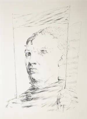 Herman Damen - Pentekening, Zonder titel kopen? Bied vanaf 1!