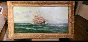 Alfred Gabali - Zeilschip verkocht voor € 100!