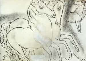 Leo Gestel - C4767-5, Paarden sold for € 150!