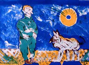 Lucebert - Litho - 1973 verkocht voor € 225!