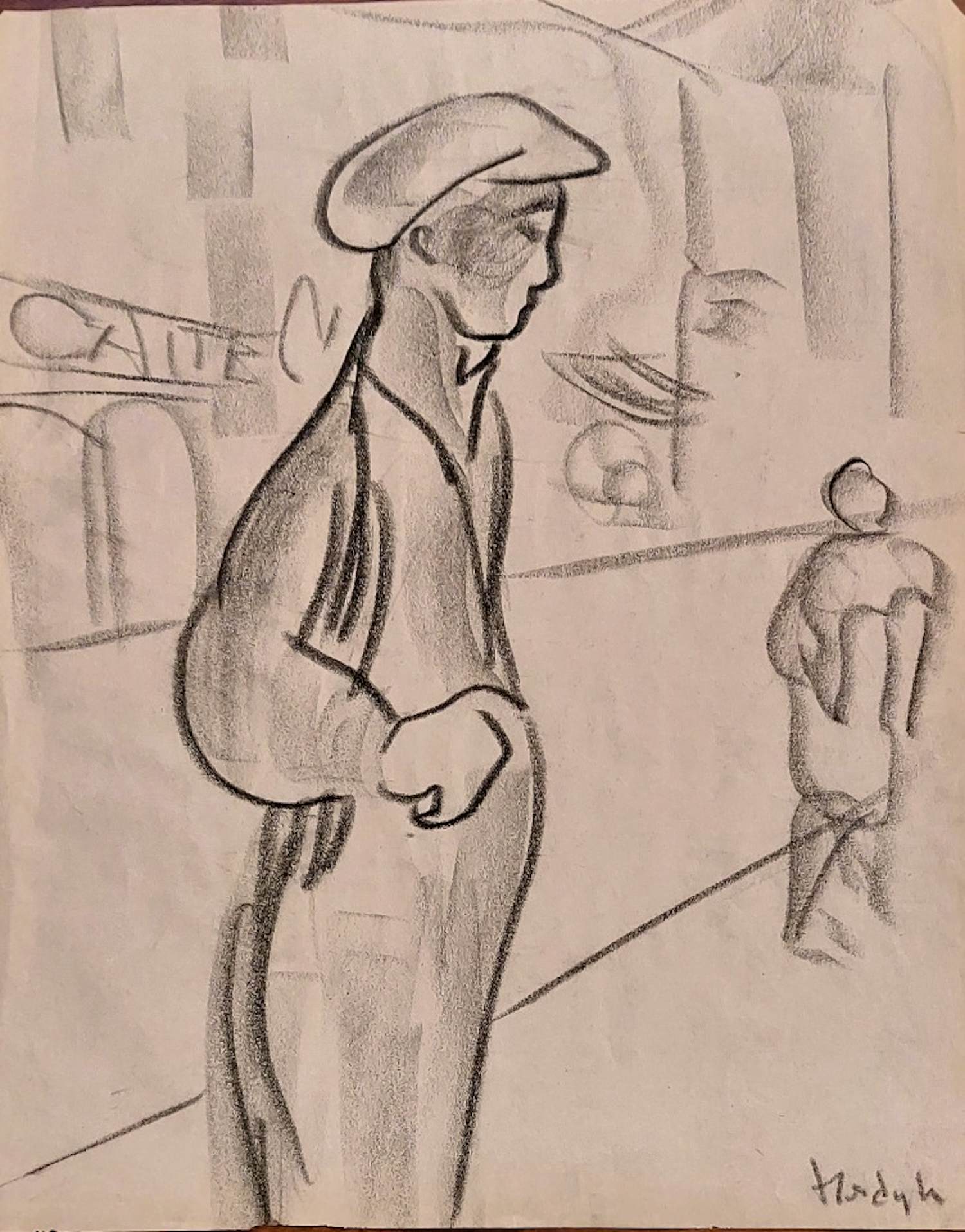 Gerard Hordijk - Staande man in Parijs kopen? Bied vanaf 45!