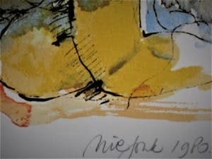 Nic Jonk - gesigneerde -Beperkte Oplage - Zeefdruk - Voloptueus liggend vrouwelijk naakt kopen? Bied vanaf 10!