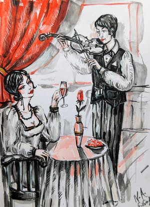 Natia Antadze - " Dame in Caffè " kopen? Bied vanaf 1!