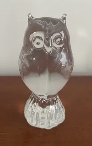 Reijmyre Glasbruk - Glazen figuur van een uil kopen? Bied vanaf 20!