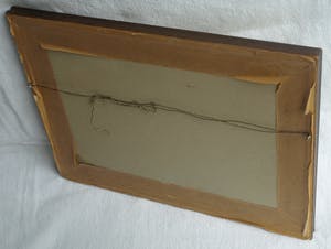 Niet of onleesbaar gesigneerd - Ingelijste gouache op zijde, Japan? China? , Jachttafereel kopen? Bied vanaf 1!