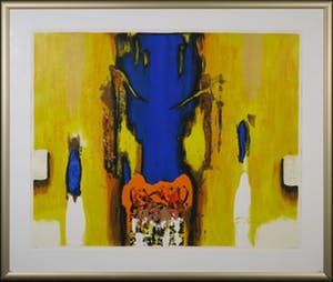 Hans Vanhorck - Zeefdruk, Muadi - Ingelijst (Groot) kopen? Bied vanaf 50!