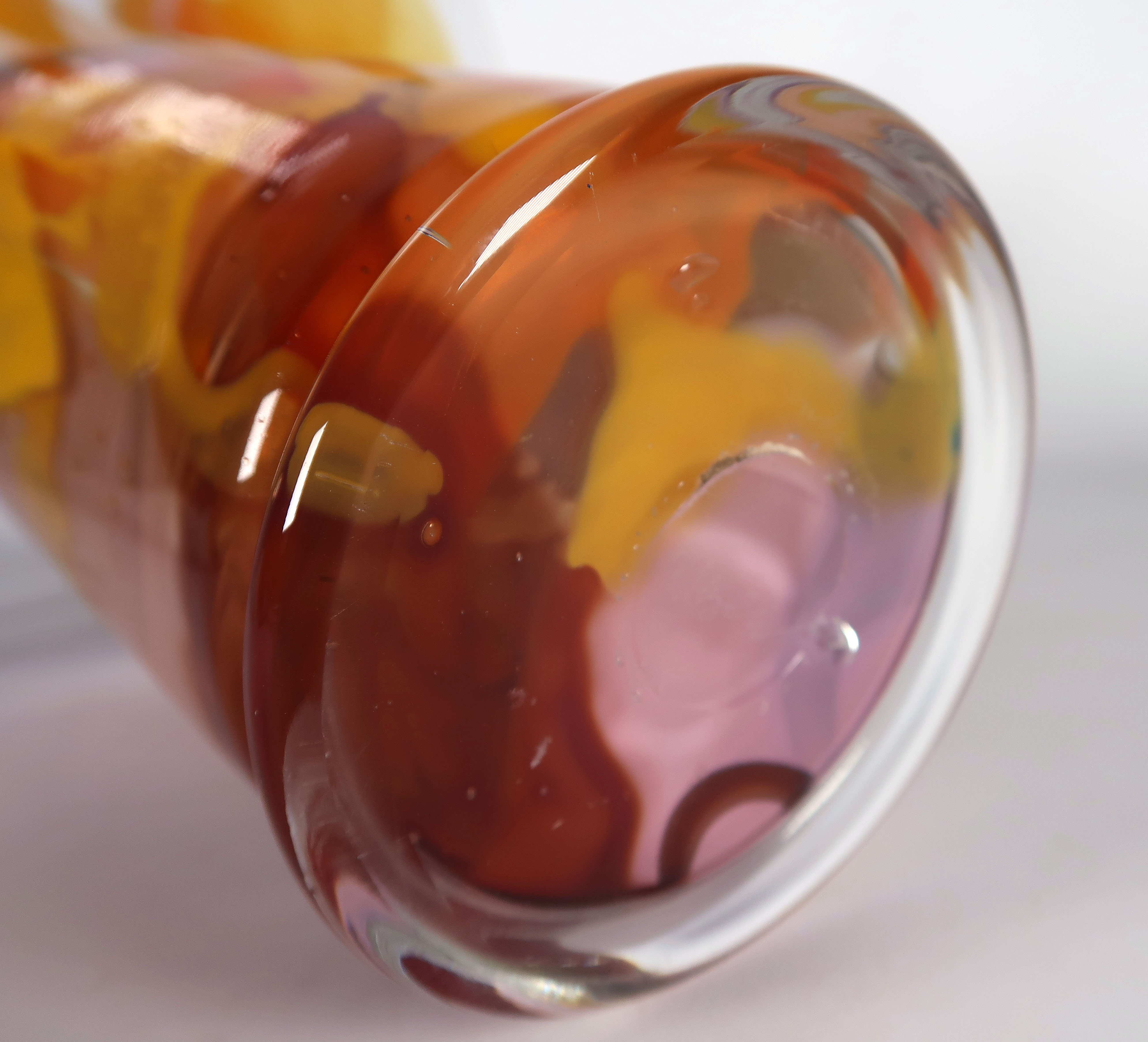 Willem Heesen - Glas, Trechtervaas met opstaande rand kopen? Bied vanaf 200!